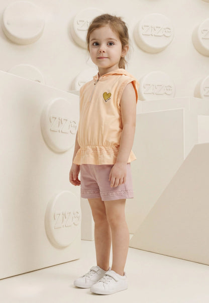 Girls' pajama set is designed for ages 6 to 12 years 745