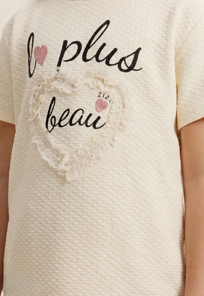 Girls' pajama set is designed for ages 6 to 12 years 745