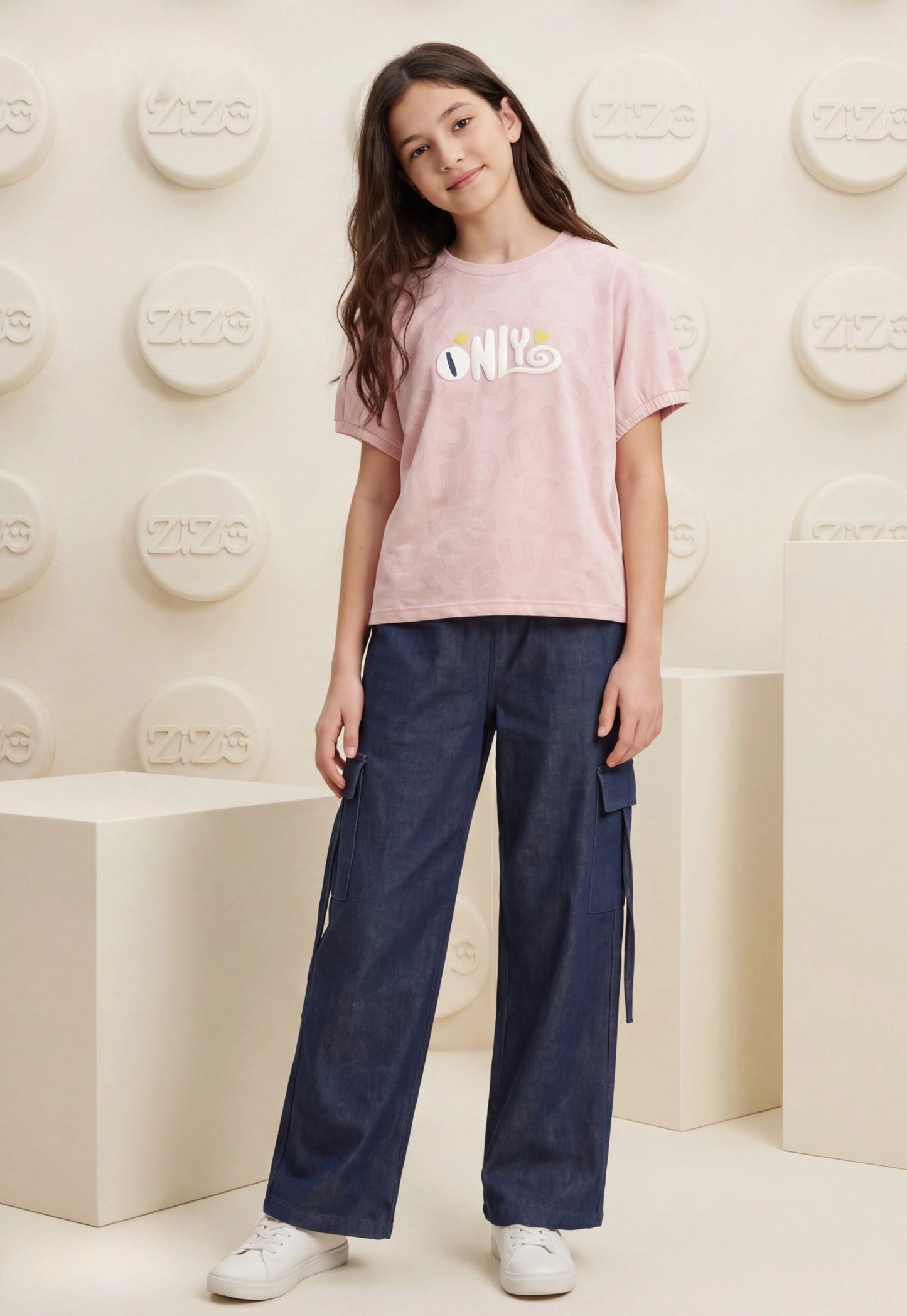 Girls' pajama set is designed for ages 6 to 12 years 745