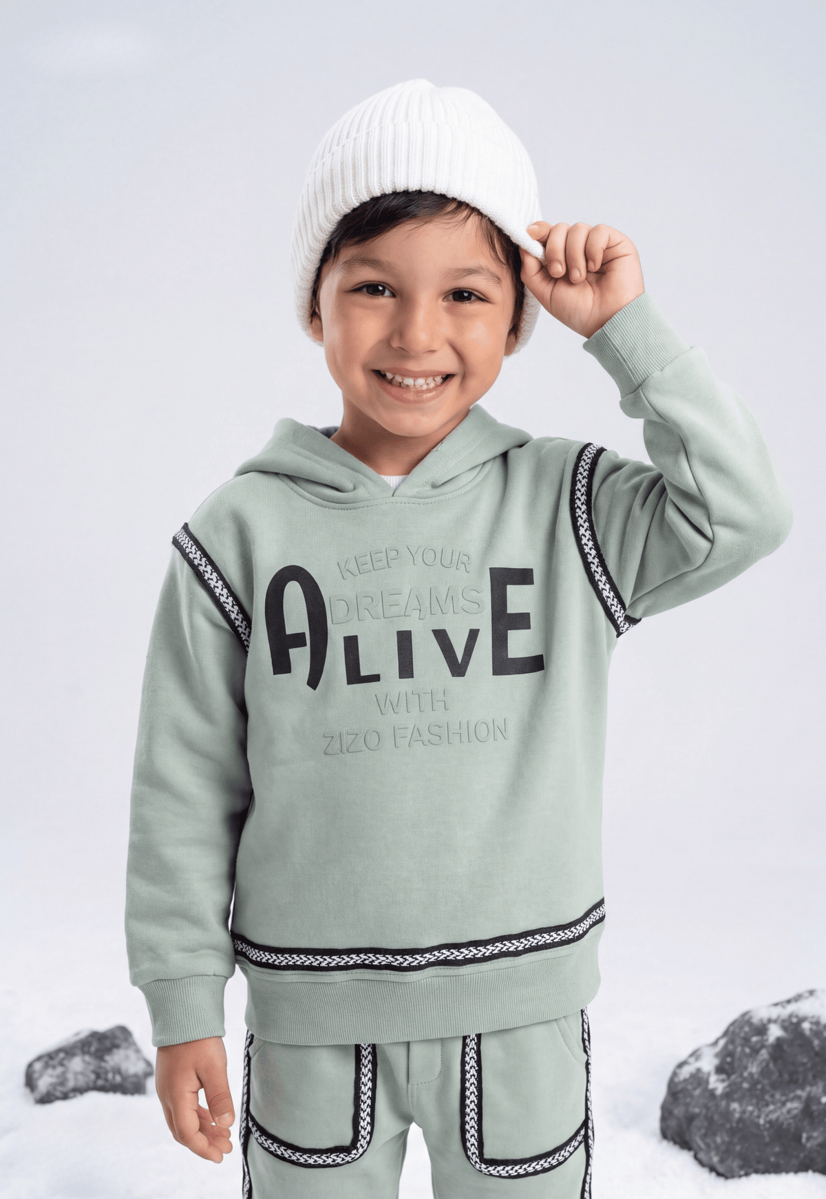 Girls' 3-piece pajama set (1803)