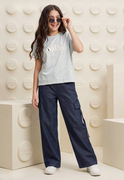 Girls' pajama set is designed for ages 6 to 12 years 745