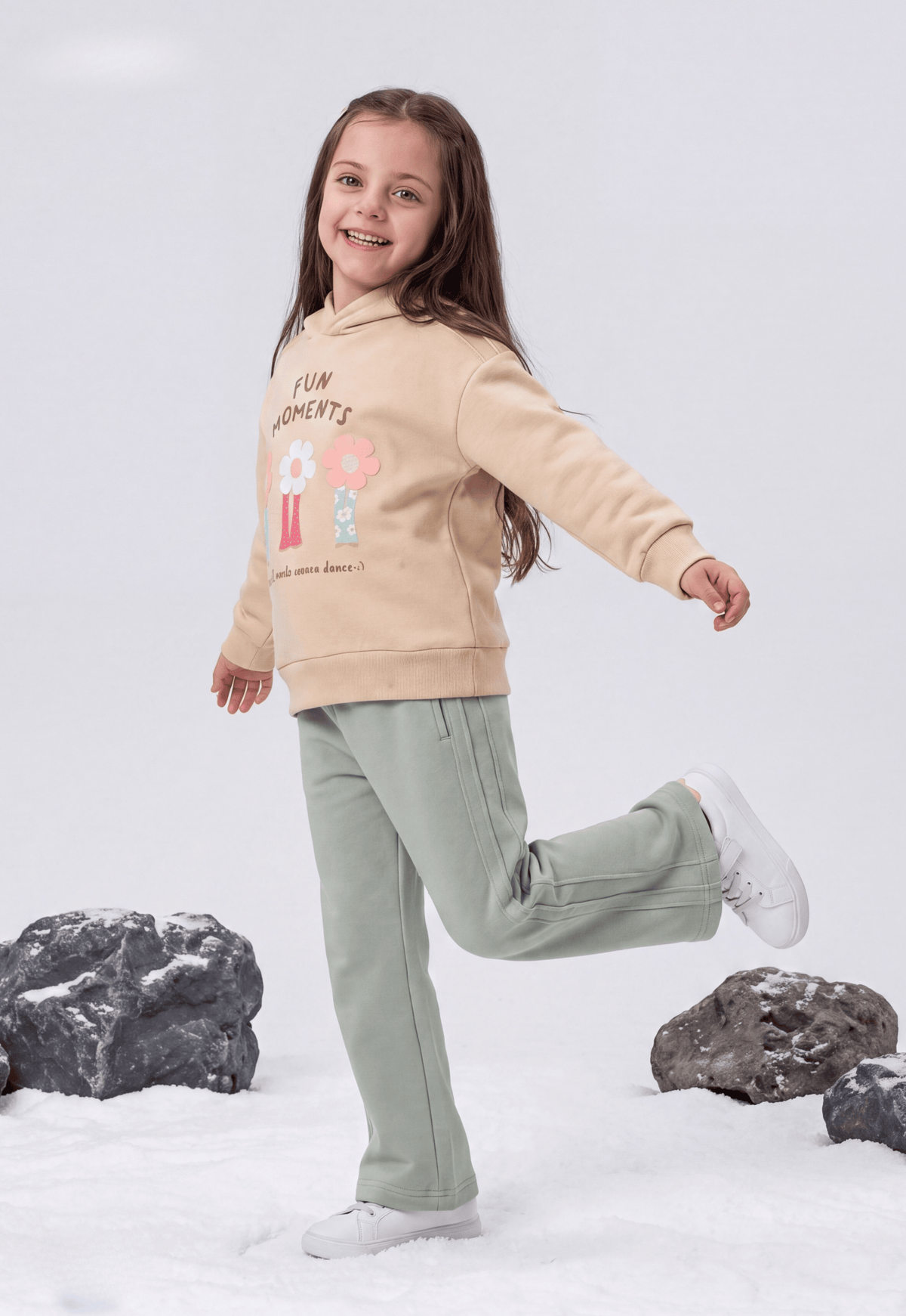 Girls' 3-piece pajama set (1803)