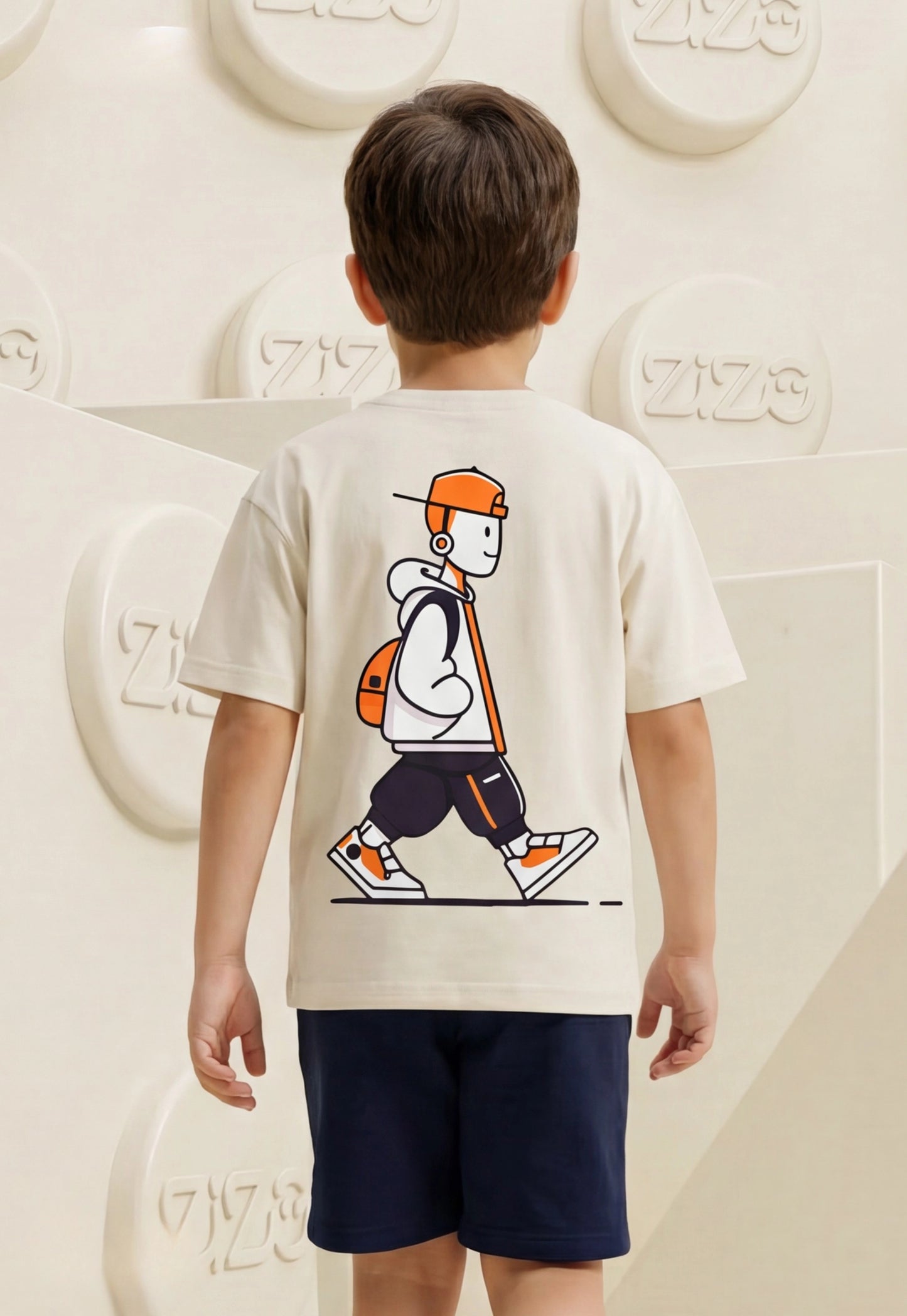 Summer two-piece boys' set, 100% cotton (Summer Breeze Set)