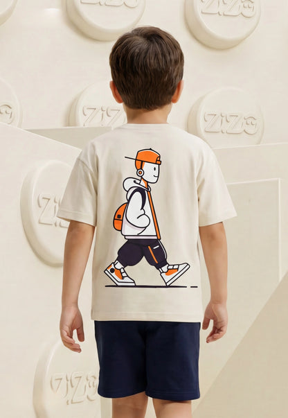 Summer two-piece boys' set, 100% cotton (Summer Breeze Set)