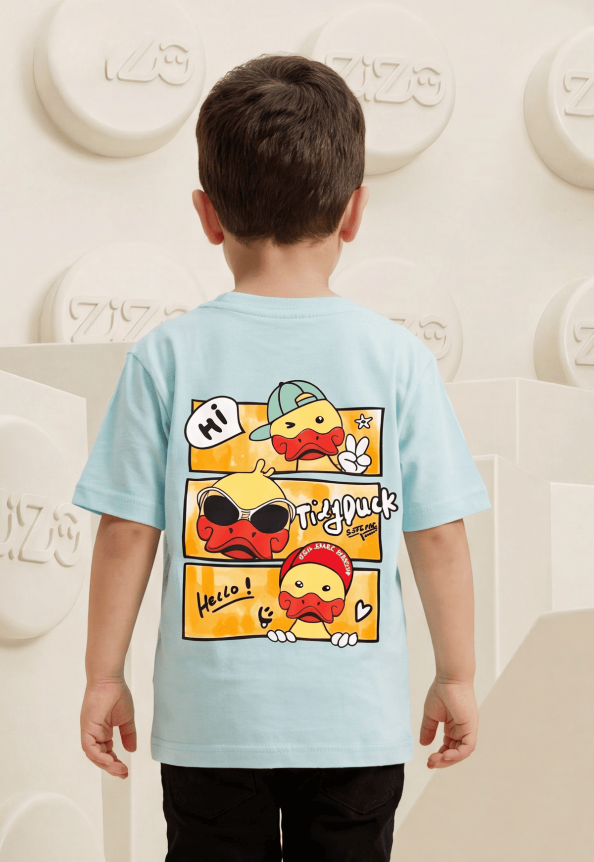 تيشيرت أولادي  صيفي %100 (Tiny Duck T-Shirt)