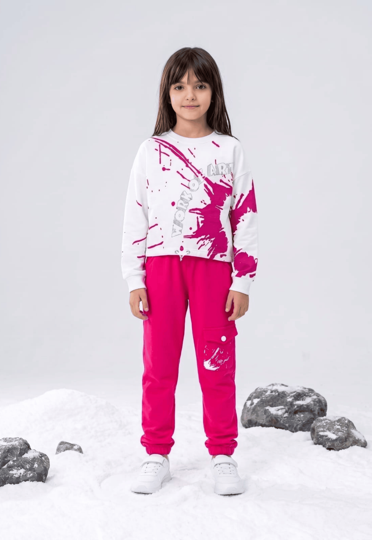 Girls' 3-piece pajama set (857)