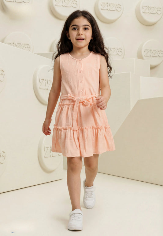 فستان بناتي صيفي قطن %100 (Sweet Breeze Dress)