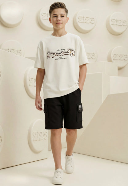 Summer two-piece boys' set, 100% cotton (Summer Breeze Set)