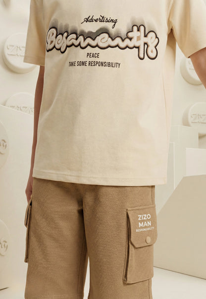 Summer two-piece boys' set, 100% cotton (Summer Breeze Set)