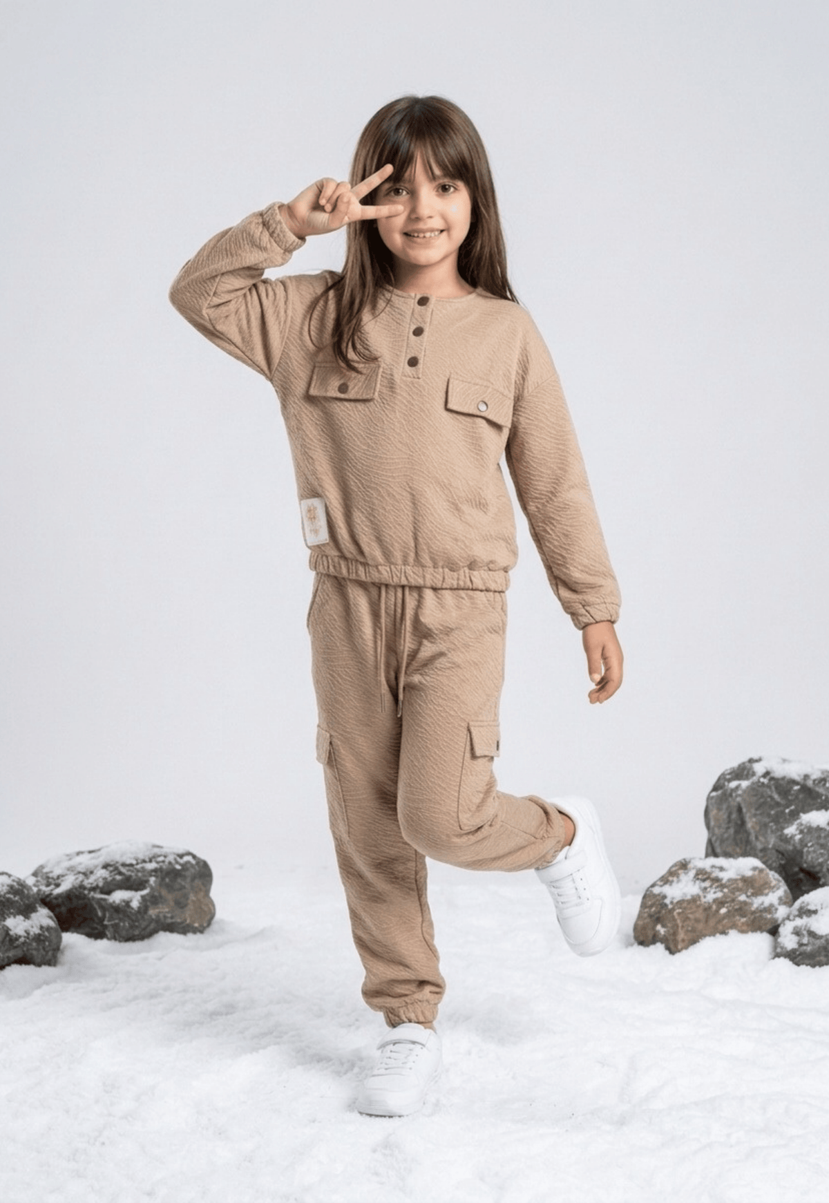 Girls' 3-piece pajama set (857)