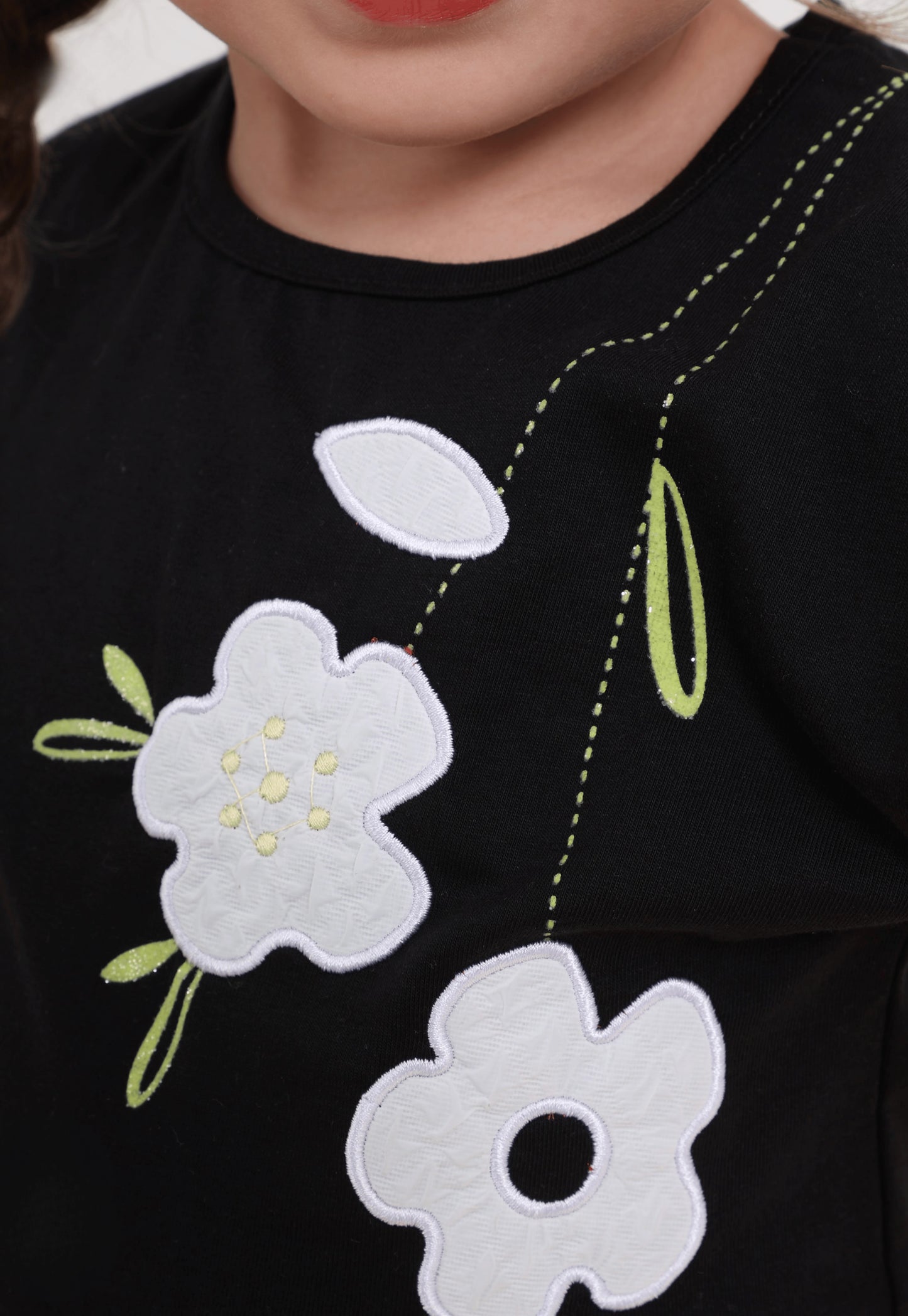 طقم بناتي صيفي قطعتين %100 (Bloom Attitude Set)