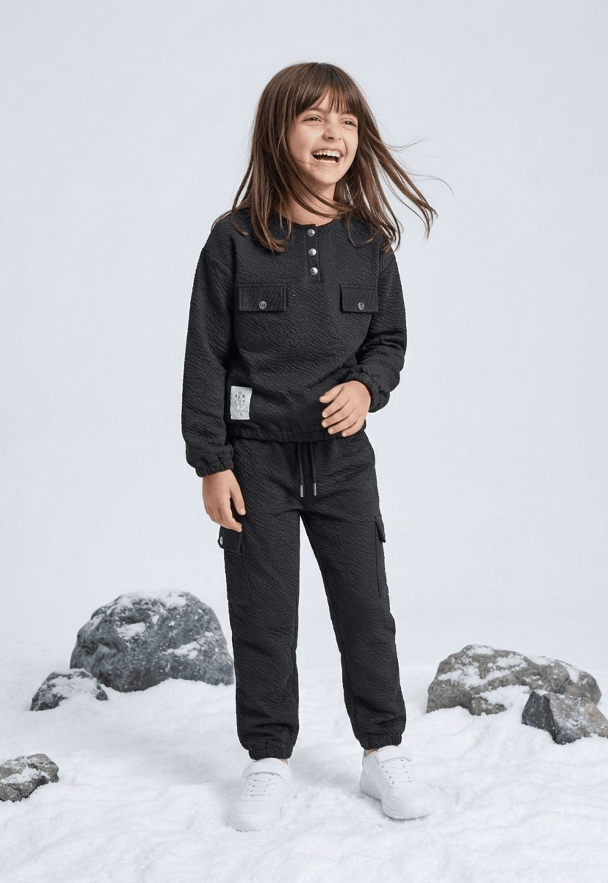 Girls' 3-piece pajama set (857)