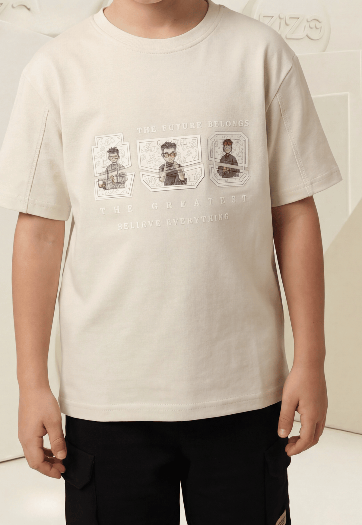 Summer two-piece boys' set, 100% cotton (Summer Breeze Set)