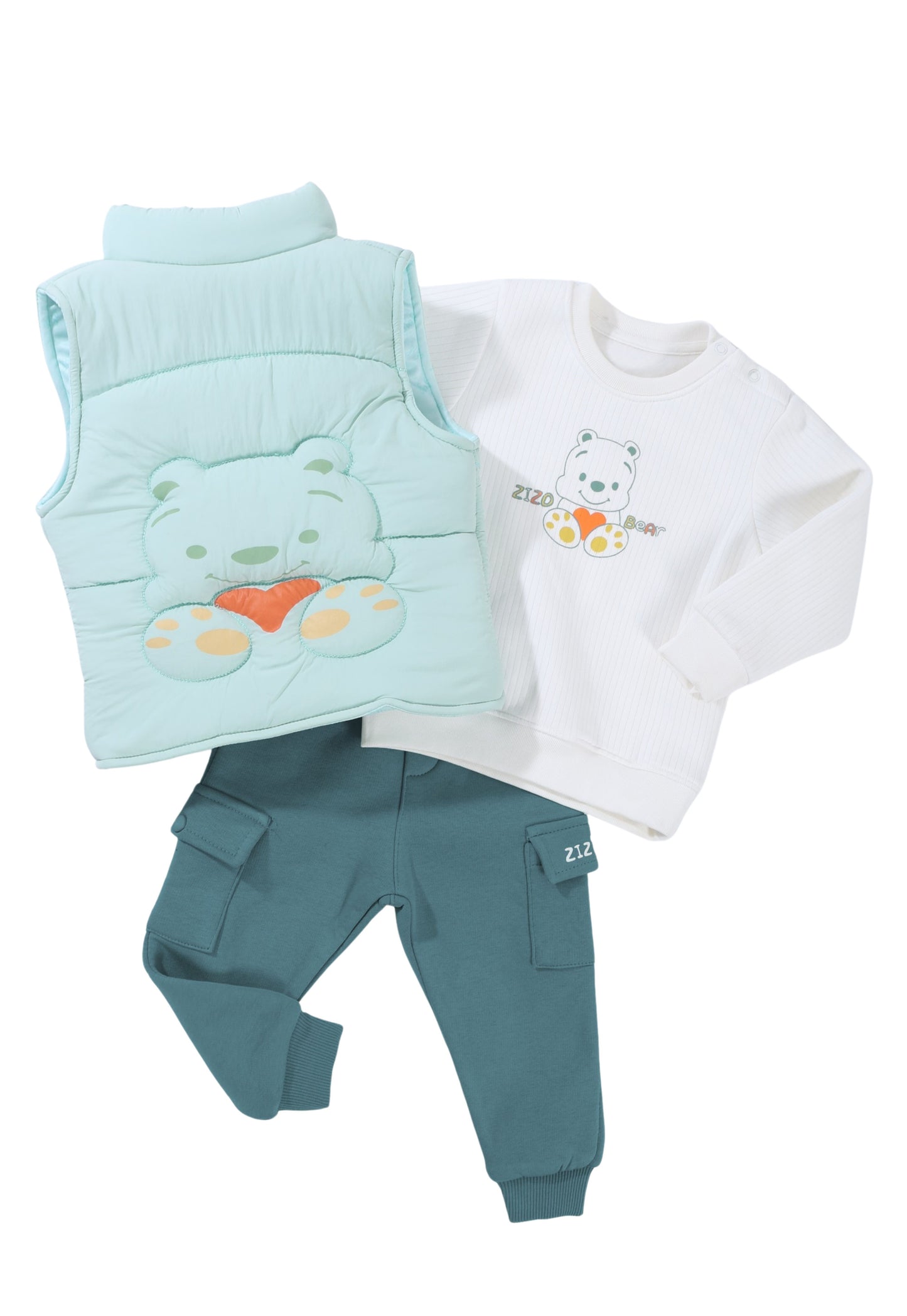 طقم أولادي شتوي 3 قطع (1016)