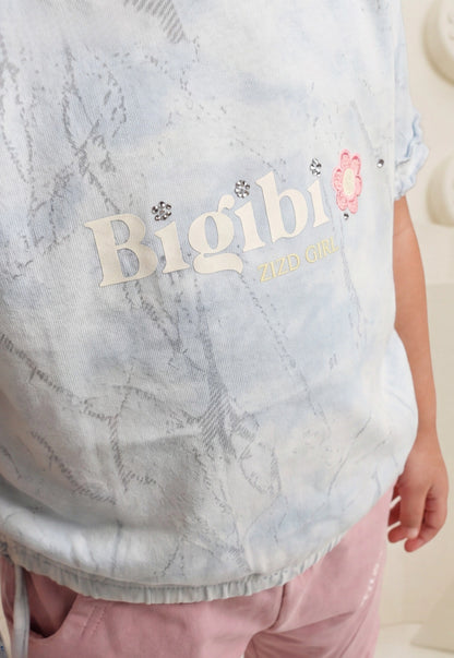 Girls' pajama set is designed for ages 6 to 12 years 745