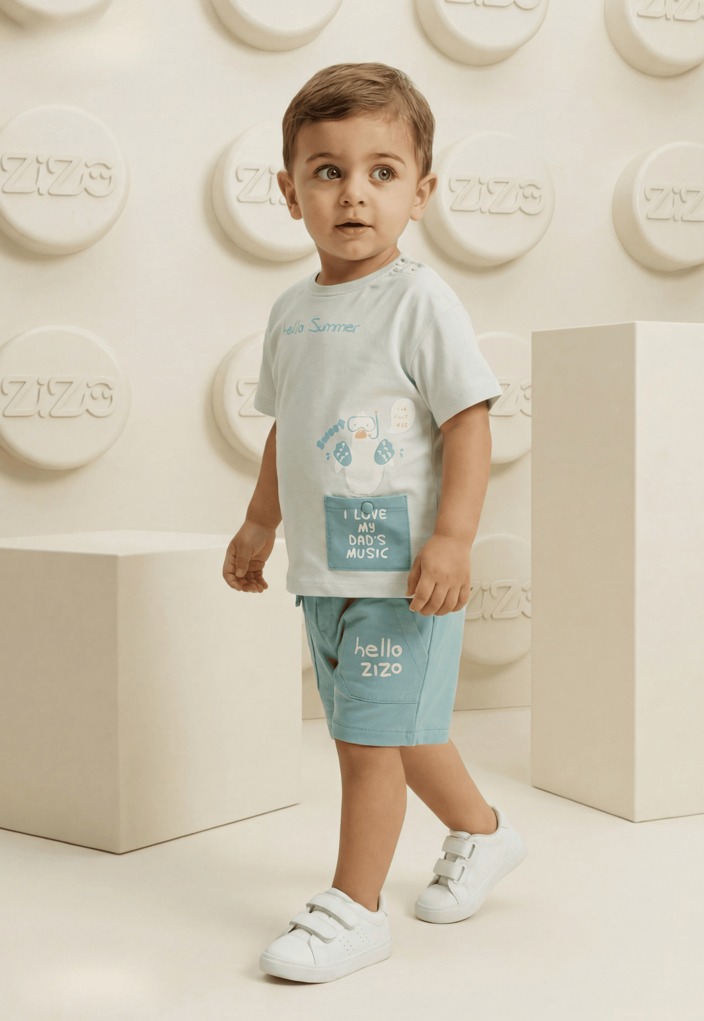 A delightful baby girl's pajama set designed for ages 9 to 18 months.1088