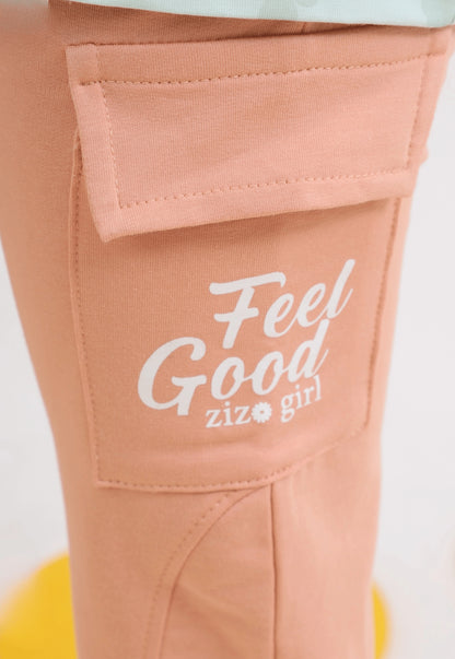 طقم بناتي صيفي قطعتين قطن %100 (Feel Good Set)