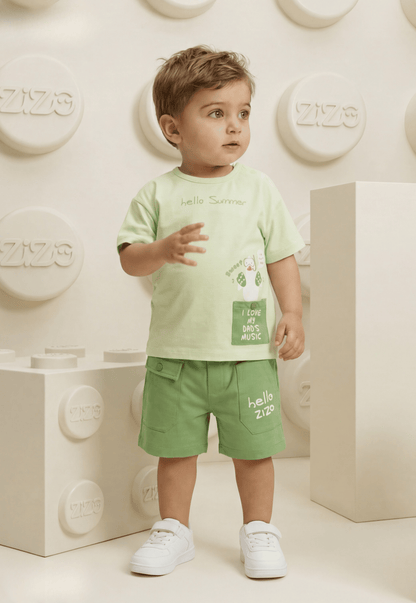 A delightful baby girl's pajama set designed for ages 9 to 18 months.1088