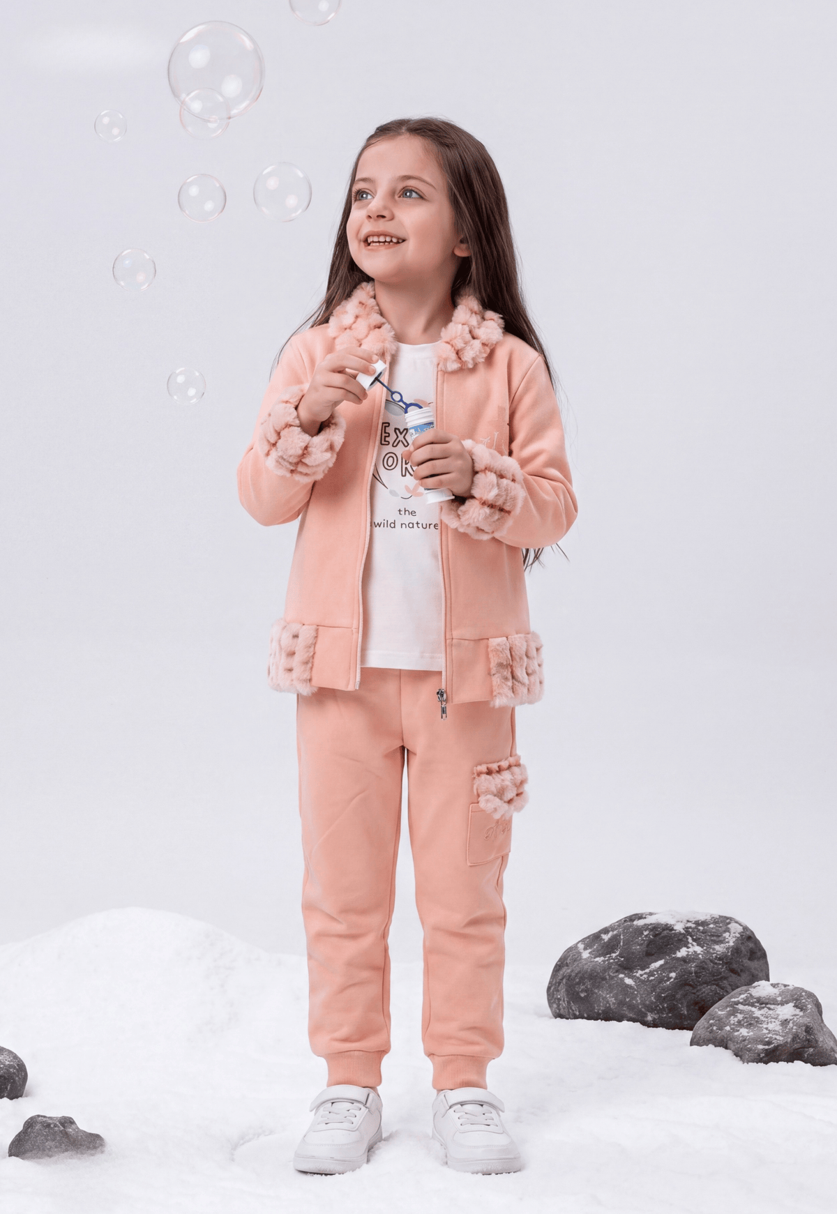 Girls' 3-piece pajama set (1803)