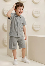 Summer two-piece boys' set, 100% cotton (Summer Breeze Set)