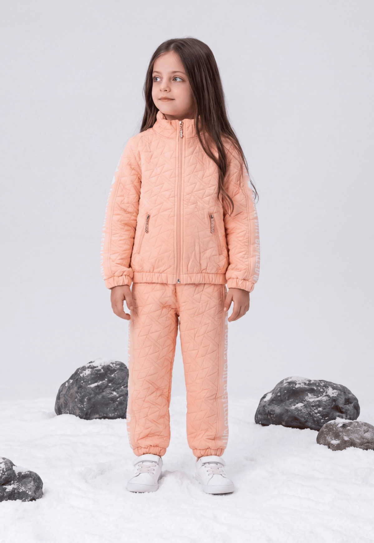 Girls' winter pajamas, 3 pieces (819)