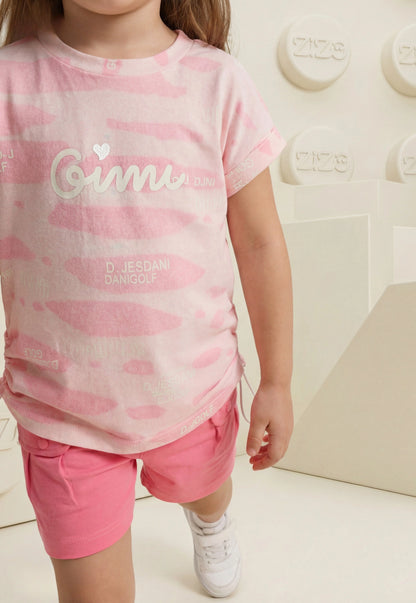 Girls' pajama set is designed for ages 6 to 12 years 745