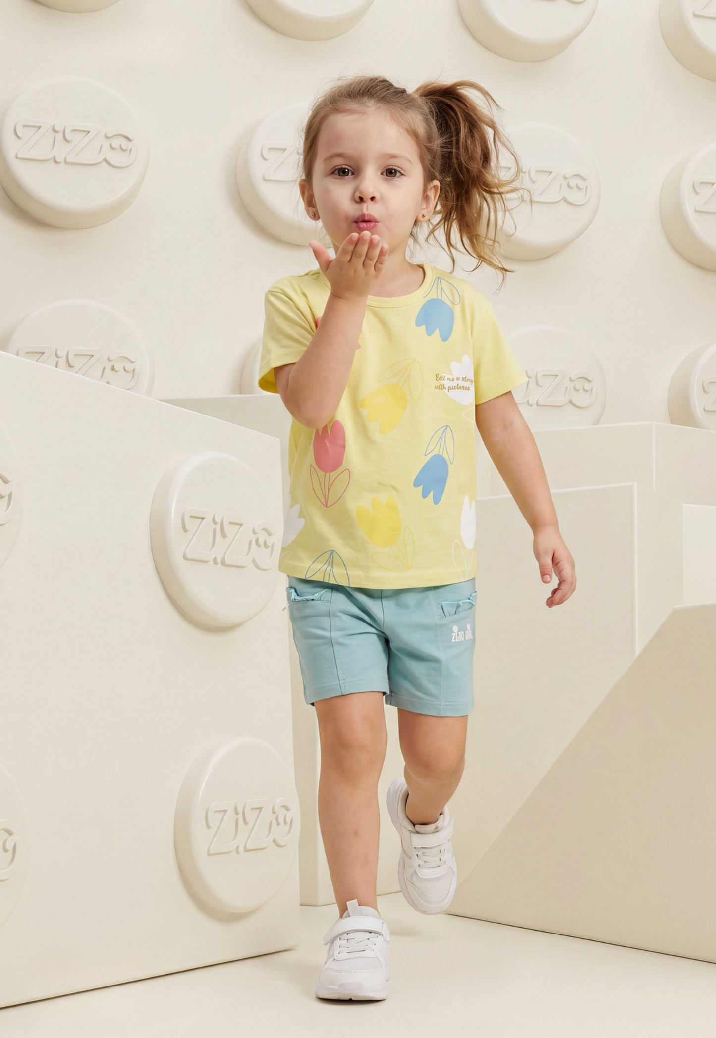 Girls' pajama set is designed for ages 6 to 12 years 745