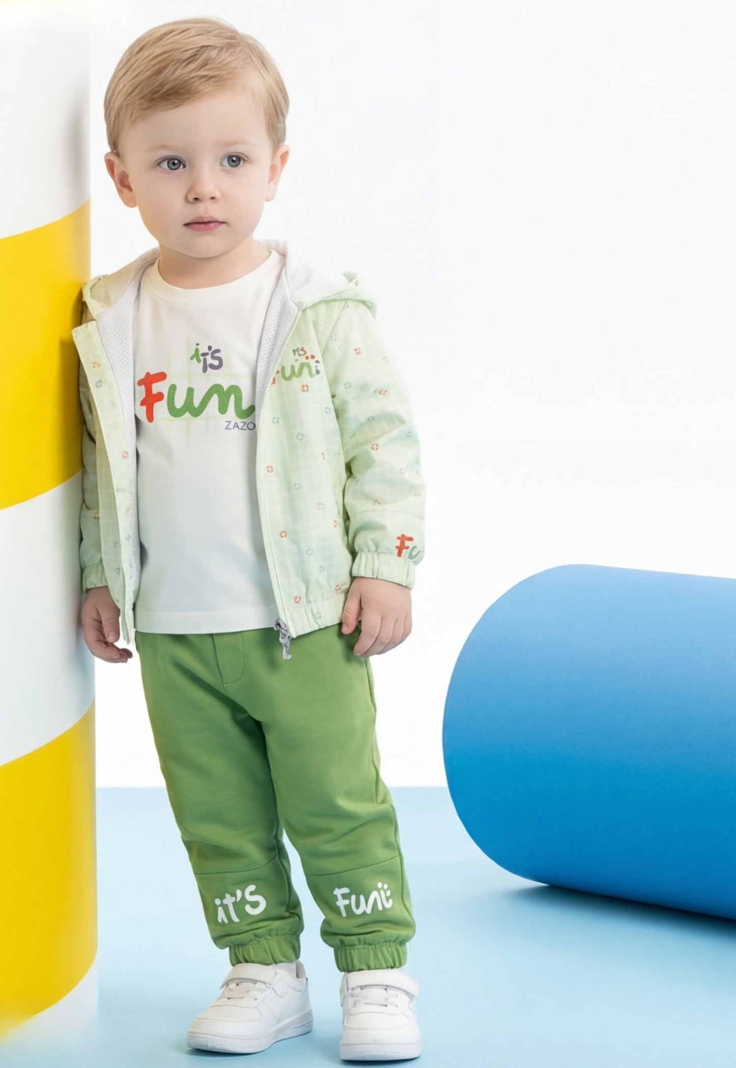 ترينج أولادي خريفي كاجوال مطبوع – 3 قطع (1151)