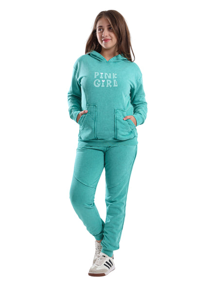  بيجاما بناتي فليسية مكونة من قطعتين (884)