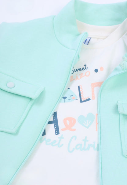 بيجاما بناتي عصرية مكونة من 3 قطع (809)