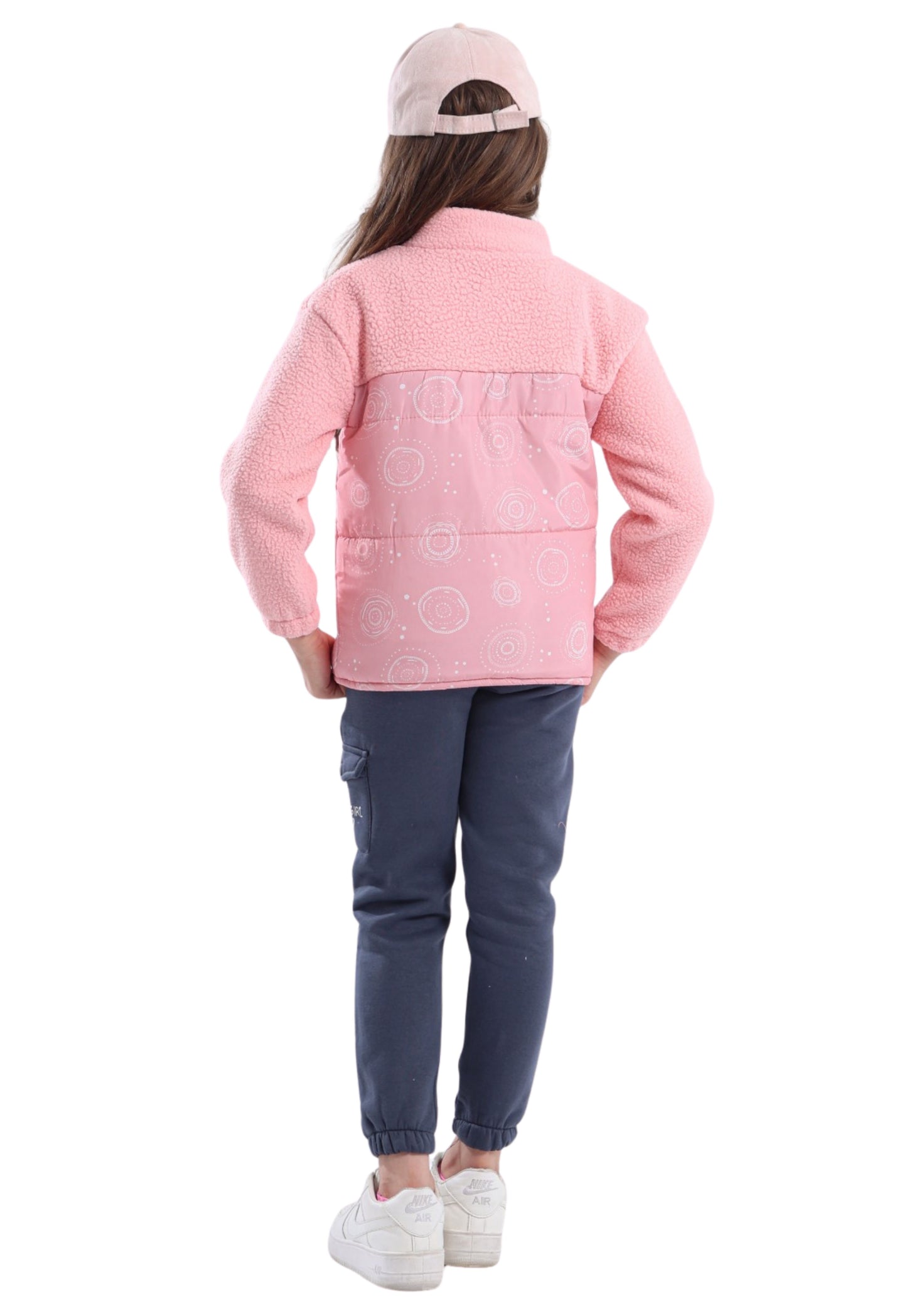 بيجاما بناتي فرو ناعم مكونة من 3 قطع (843)