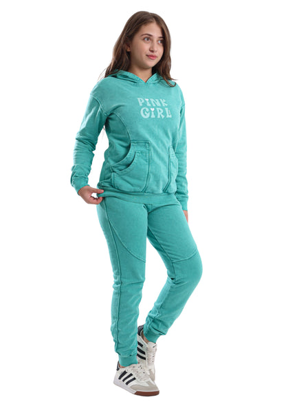  بيجاما بناتي فليسية مكونة من قطعتين (884)